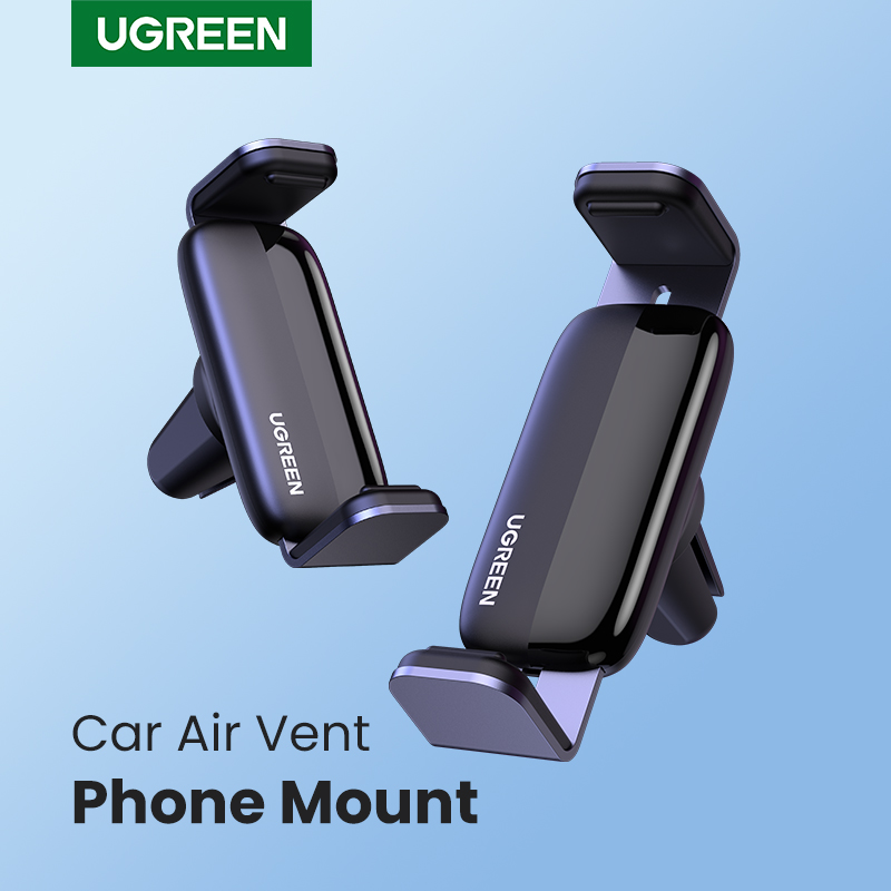 UGREEN Car Holder Mobile Phone Adjustable Car Air Vent Mount Holder for iPhone 11 VIVO Huawei LG SAMSUNG Black